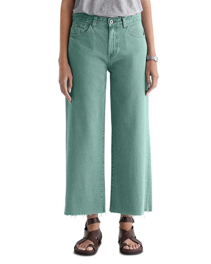 エージー レディース ボトムス ジーンズズボン下 ワイドレッグ アンクル デニム AG High Rise Ankle Wide Leg Jeans インチ Sulfur Sun Sulfur Sun