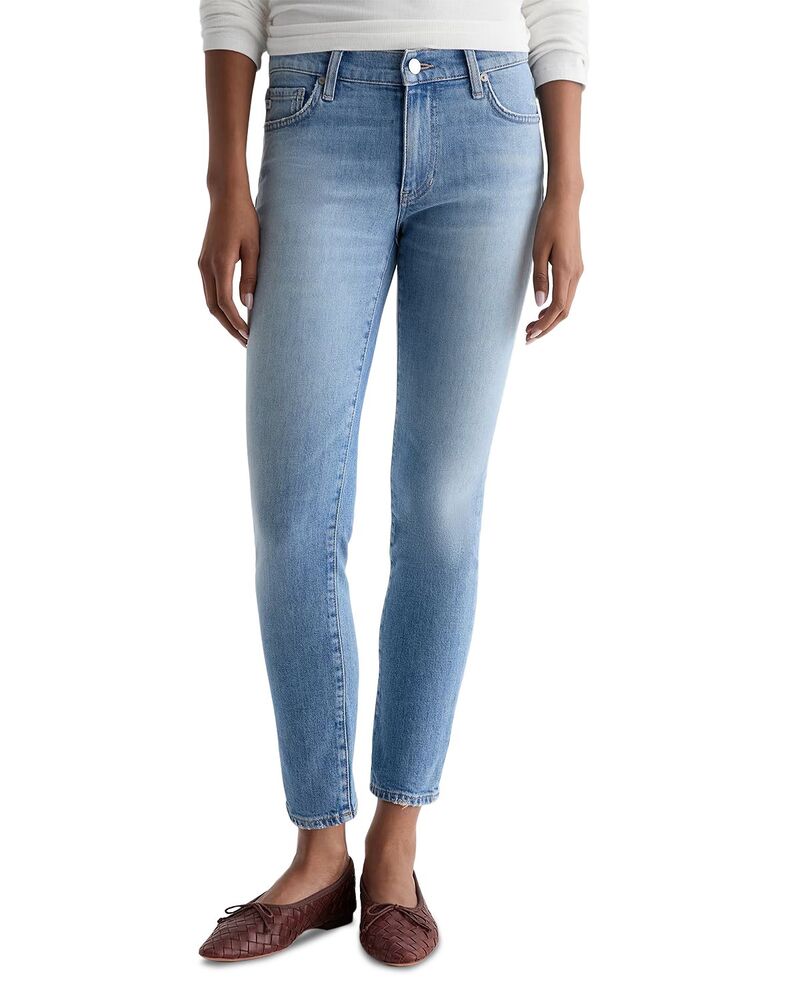 エージー レディース ボトムス ジーンズズボン下 ローライズ アンクル デニム AG Slra Prima Low Rise Ankle Cigarette Leg Jeans インチ Solera