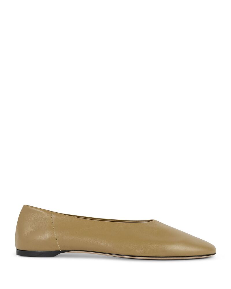 トーテム レディース シューズ パンプス なめし革 TOTEME Women\u0027slip On Leather Ballet Flats Desert
