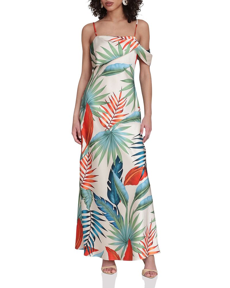 アヴェックレフィーユ レディース トップス 衣装 マキシ Avec Les Filles Bias Cut Maxi Dress Birds of Paradise