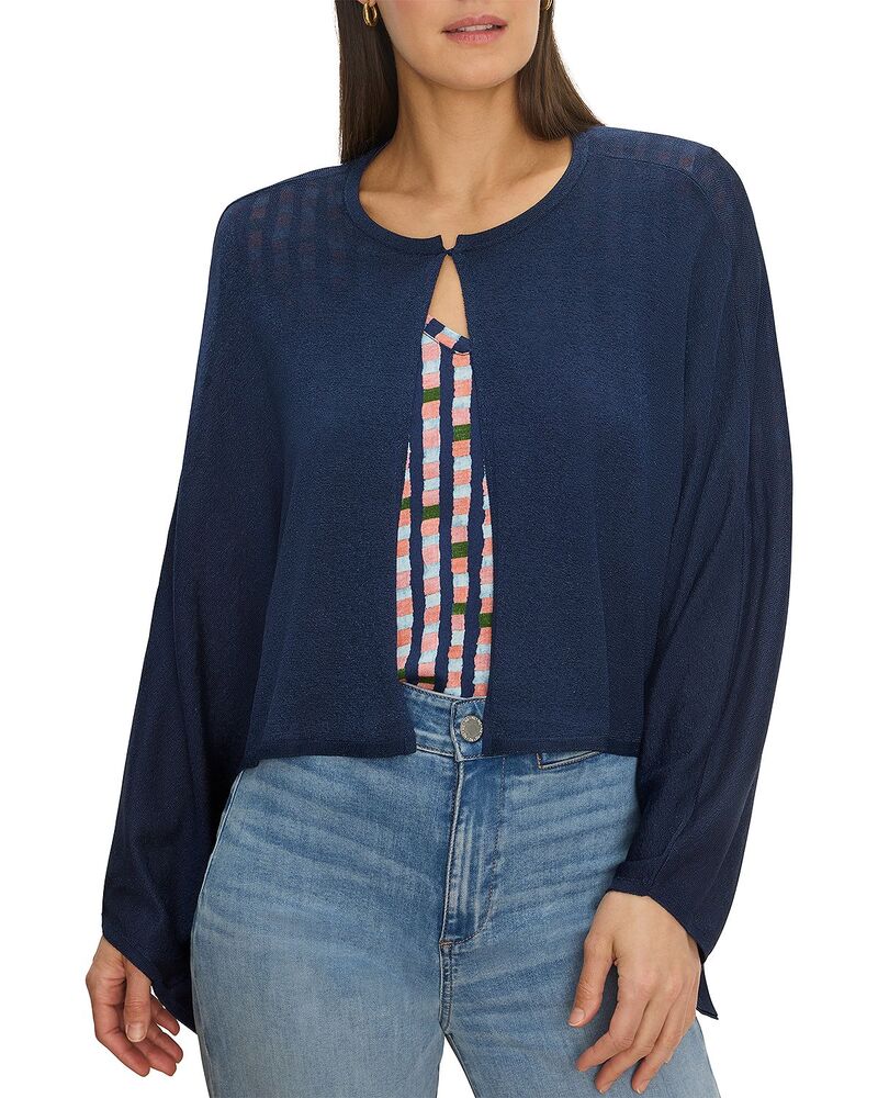 ニックプラスゾーイ レディース アウター ジレー NIC+ZOE Coastal Flow Cardigan Rich Indigo インディゴ