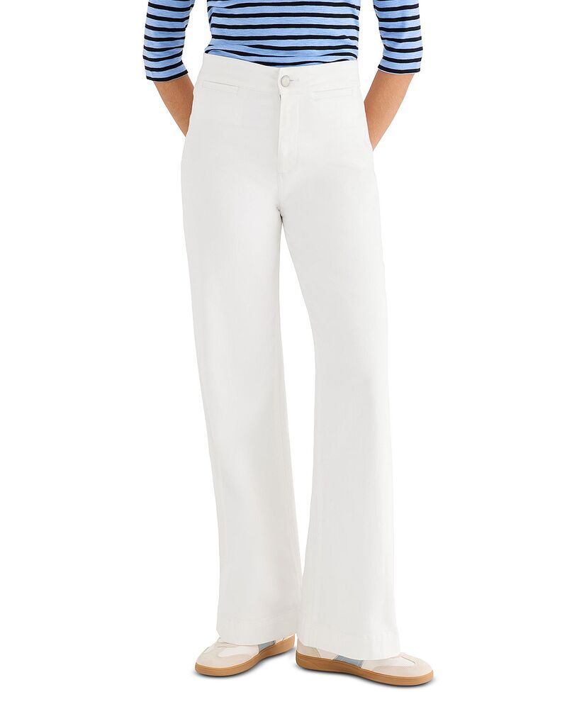ニックプラスゾーイ レディース ボトムス ジーンズズボン下 ワイドレッグ デニム NIC+ZOE Vantage High Rise Wide Leg Jeans インチ Paper White 白いこと