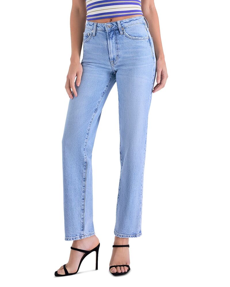 ピストーラ レディース ボトムス ジーンズズボン下 デニム Pistolaleks High Rise Straight Jeans インチ Aegean
