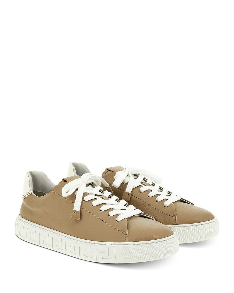 ヴェルサーチ メンズ シューズ スニーカー なめし革 Versace Men\u0027s Leather Sneakers Castagna