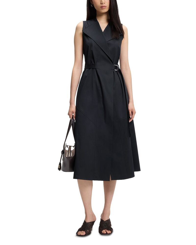 主任者 レディース トップス 衣装 BOSS Dimosa2 Wrap Dress Dark Blue 青色