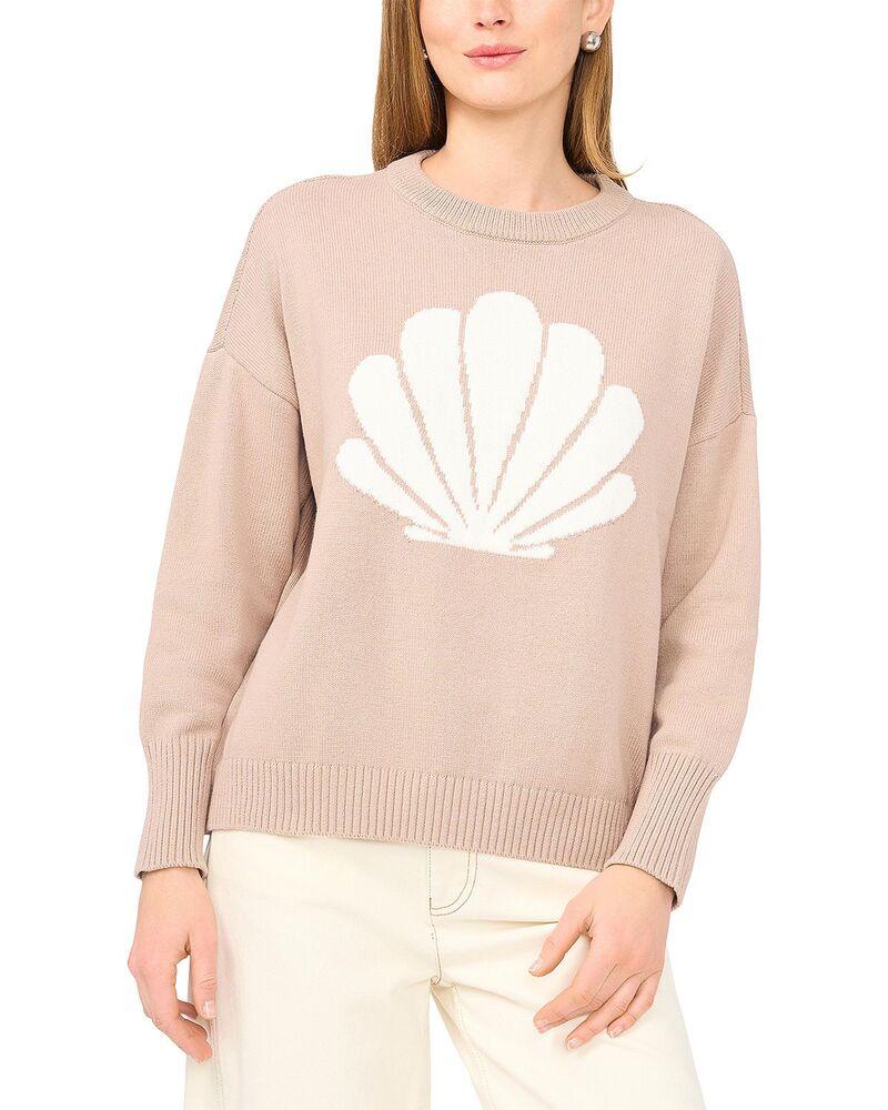 ヴィンスカムート レディース アウター 編み物・ティーシャツ 労働者の一団のど首 VINCE CAMUTO Crewneck Sweater Sweetaupe トープ