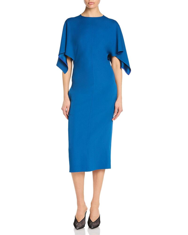ステラマッカートニー レディース トップス ワンピース Stella McCartney Sheath Dress Royal Blue ブルー｜ReVida 店