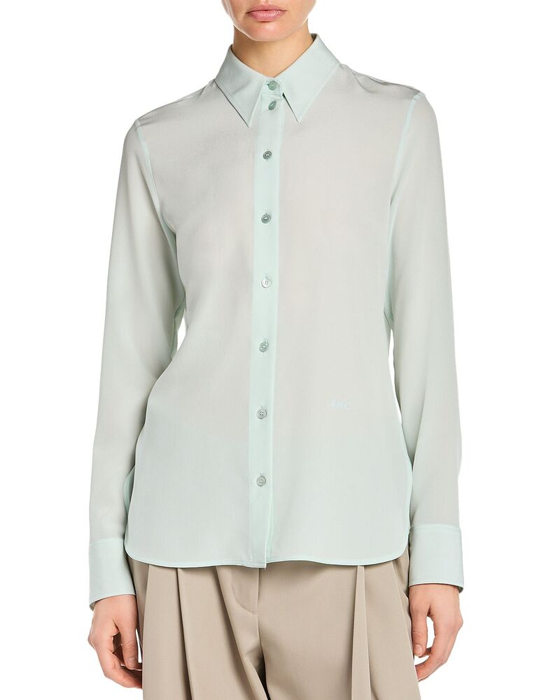ステラマッカートニー レディース トップス シャツ Stella McCartney Iconic Shirt 4091 Frost|ReVida 店