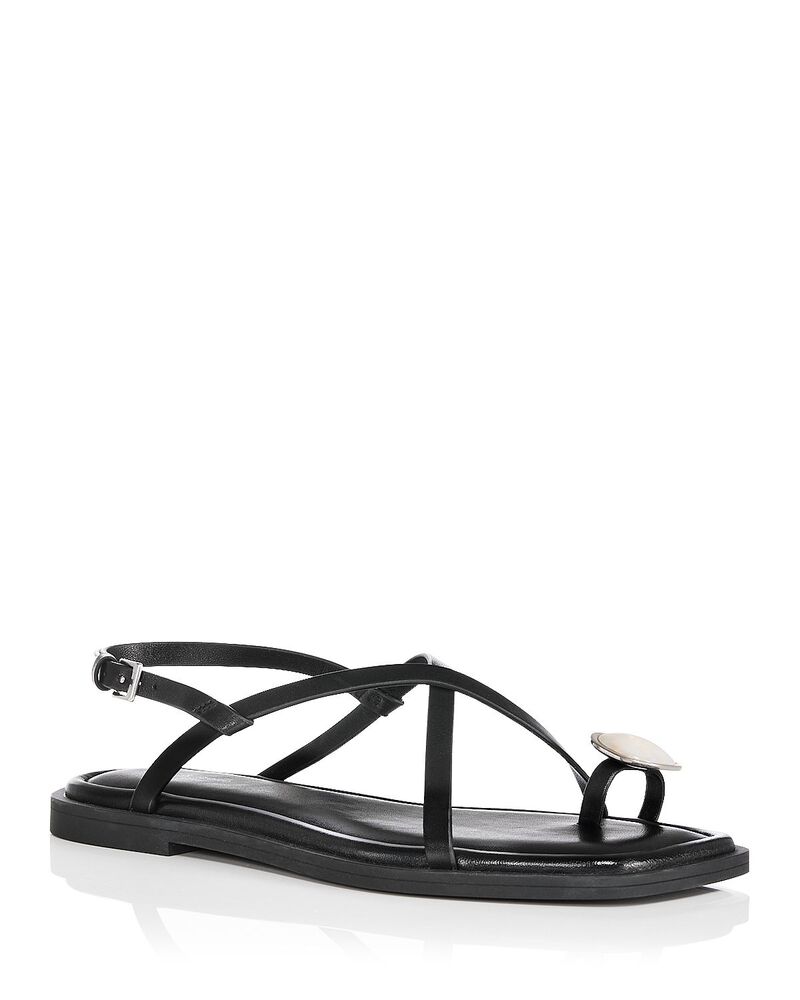 ラグアンドボーン レディース シューズ サンダル rag \u0026 bone Women\u0027s Remi Flat Sandals Black 黒いこと