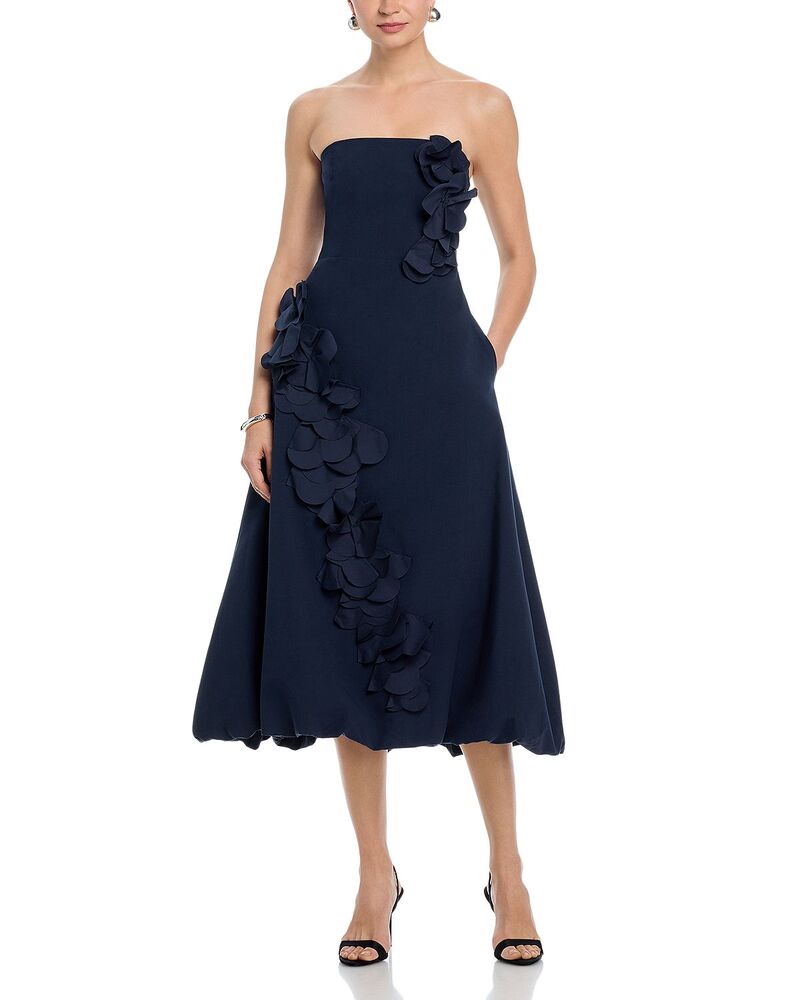 レイミー ブルック レディース トップス 衣装 MIDI Ramy Brook Zariappliqu Trimidi Dress Navy 米国海軍