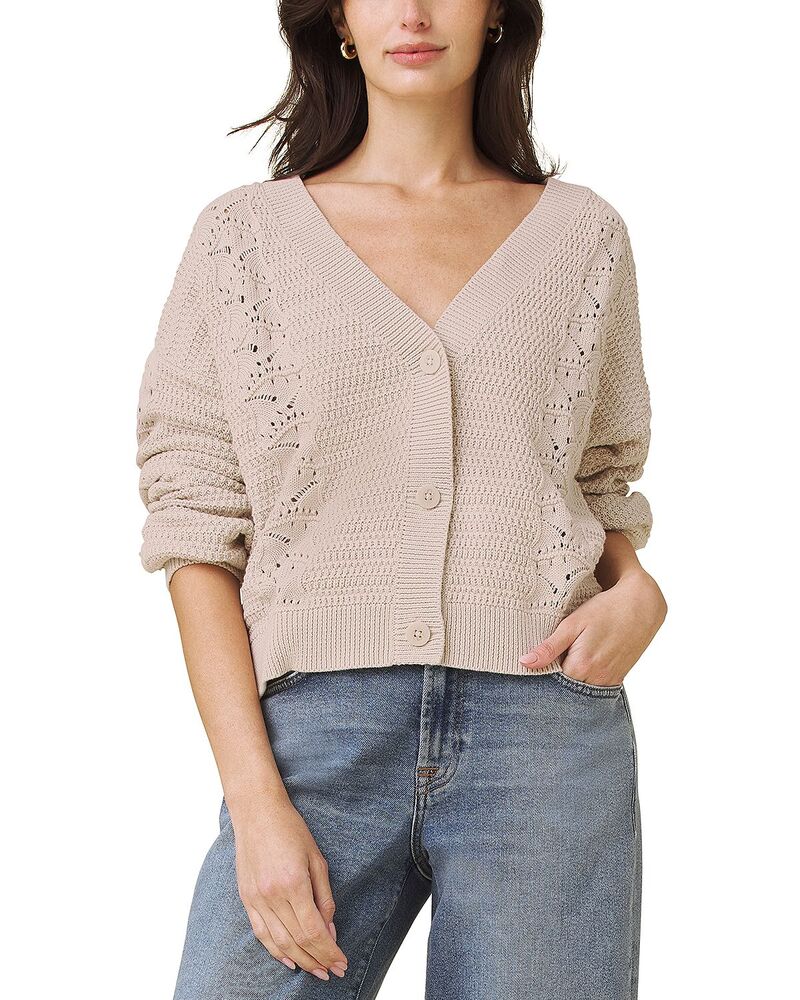 スプレンディット レディース アウター ジレー Splendid Bridget Cardigan Light Fawn