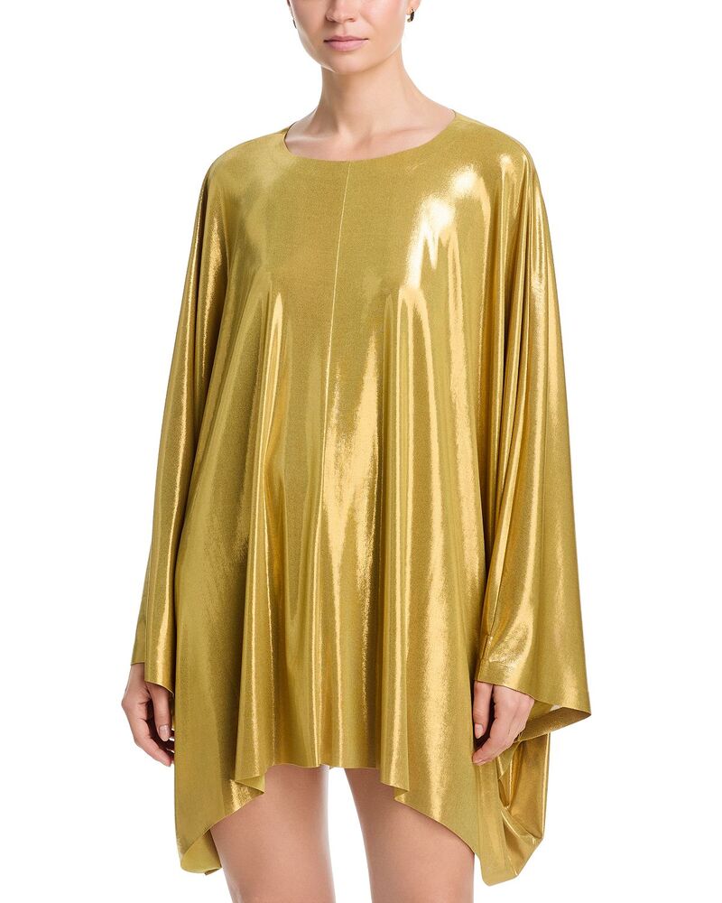 ノーマカマリ レディース トップス 衣装 ミニ Norma Kamali Caftan Mini Dresswim Cover-Up Rich Gold ゴールド