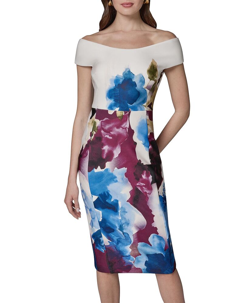ダナキャラン レディース トップス 衣装 Donna Karan Off-the-Shoulder Dressangria/