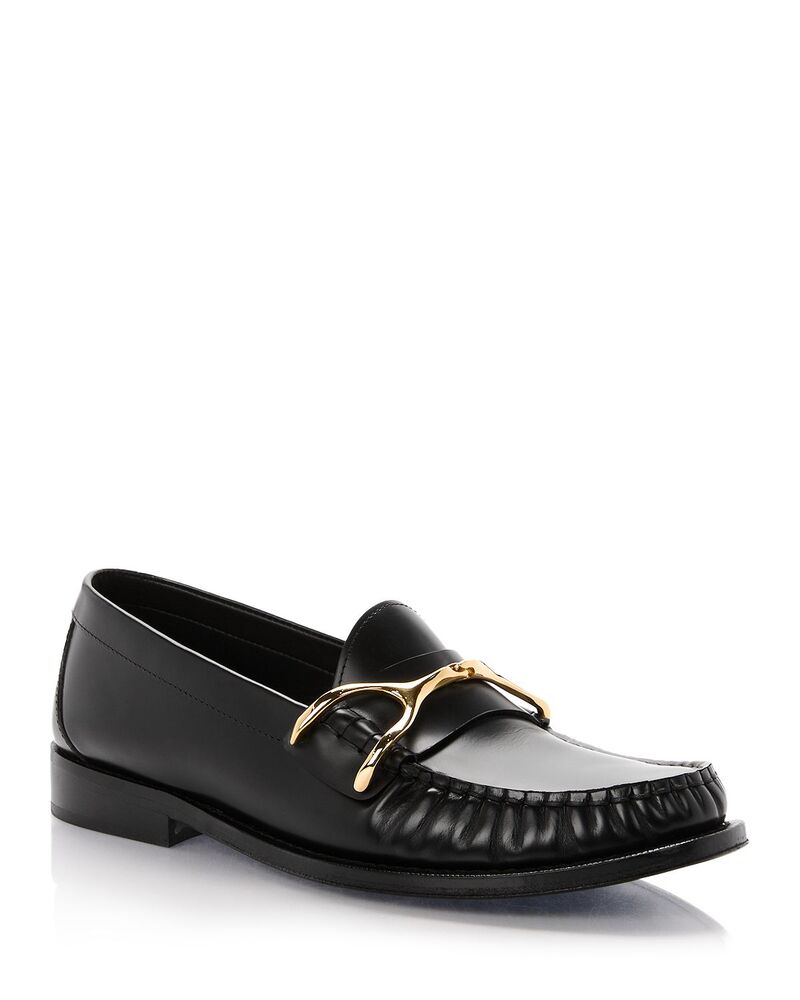 マックイーン メンズ シューズ スリッポン・ローファー McQueen Men\u0027s Wishbone Loafers Black 黒いこと
