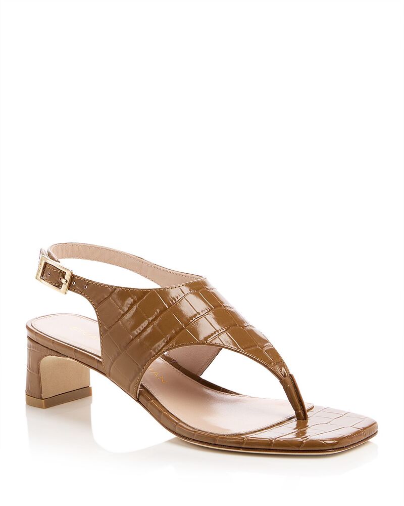 スチュアート ワイツマン レディース シューズ サンダル Stuart Weitzman Women\u0027s Bybbtembossed Thong Sandals Doe