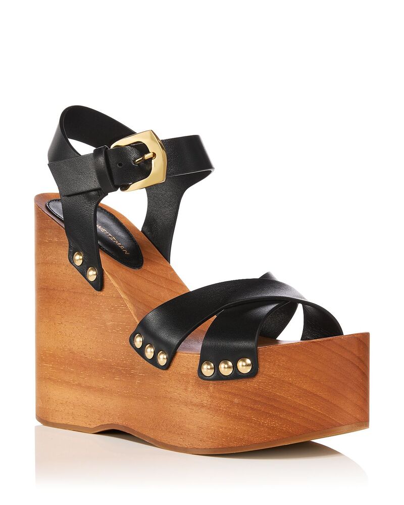 スチュアート ワイツマン レディース シューズ サンダル Stuart Weitzman Women\u0027s Kate Clog Sandals Black 黒いこと