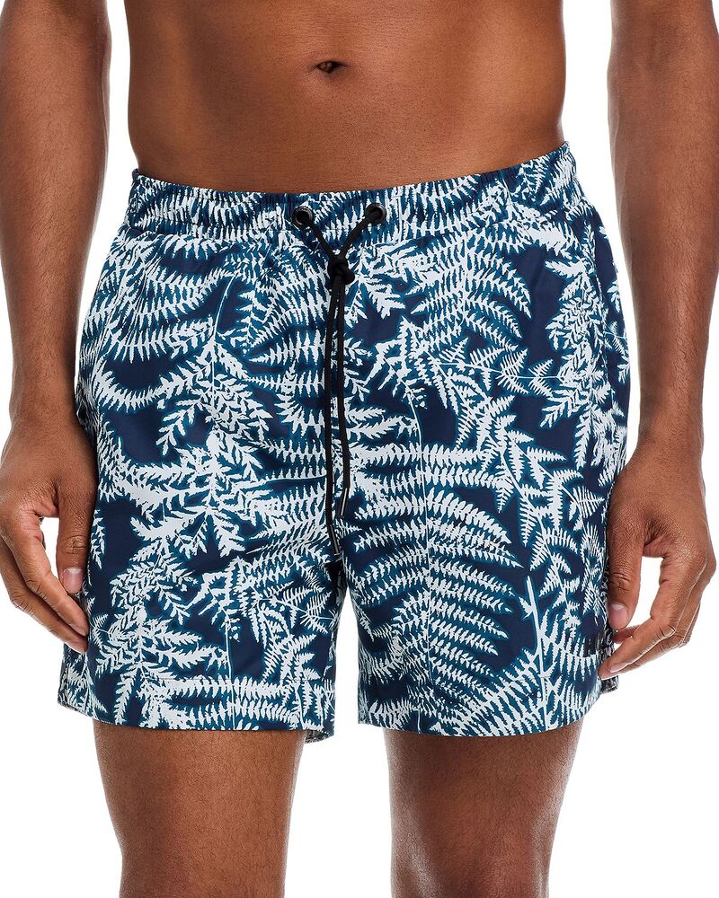 フューゴ メンズ 水着 ハーフパンツ・ショーツ ショートパンツ HUGO Calala 5" Swim Shorts Open Blue ブルー｜ReVida 店