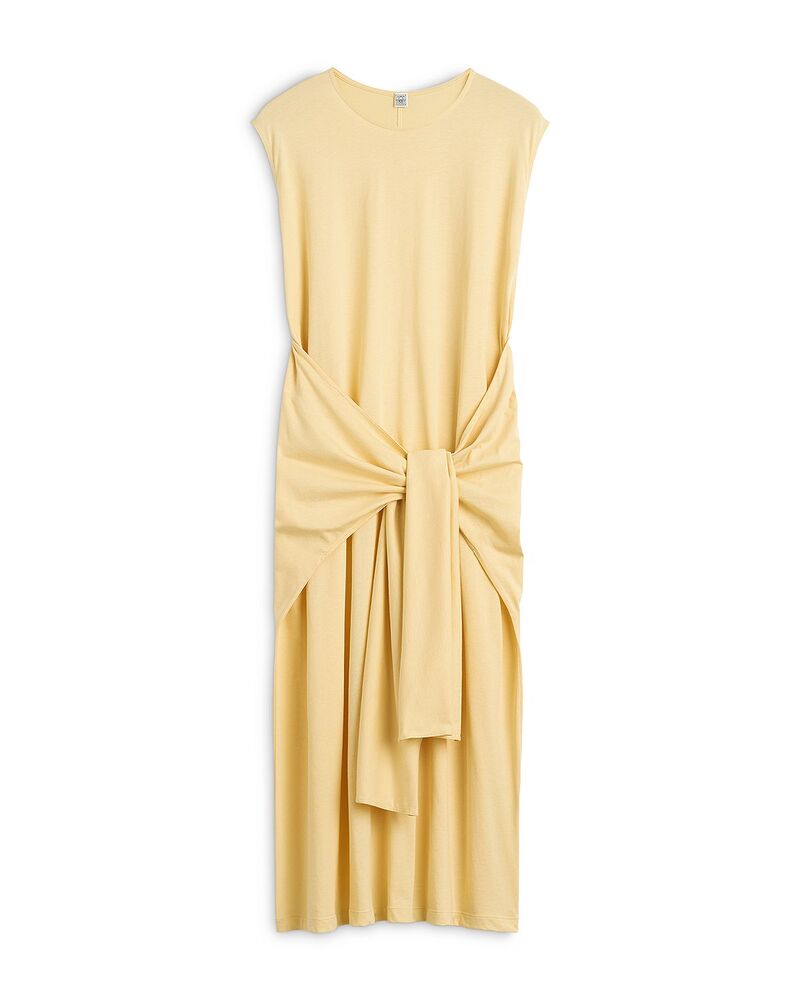 トーテム レディース トップス 衣装 プルオーバー TOTEME Tie Waist Jersey Dress Buttercup