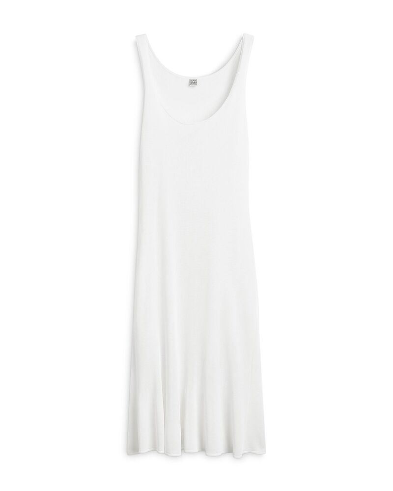 トーテム レディース トップス 衣裳 TOTEME Fluted Hem Dress Optic White 白いこと