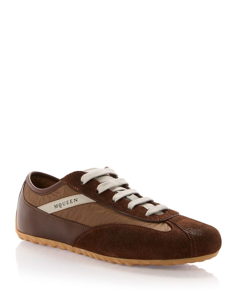 マックイーン レディース シューズ スニーカー スピード競技 McQueen Women\u0027s Lace Up Sneakers Bordeaux