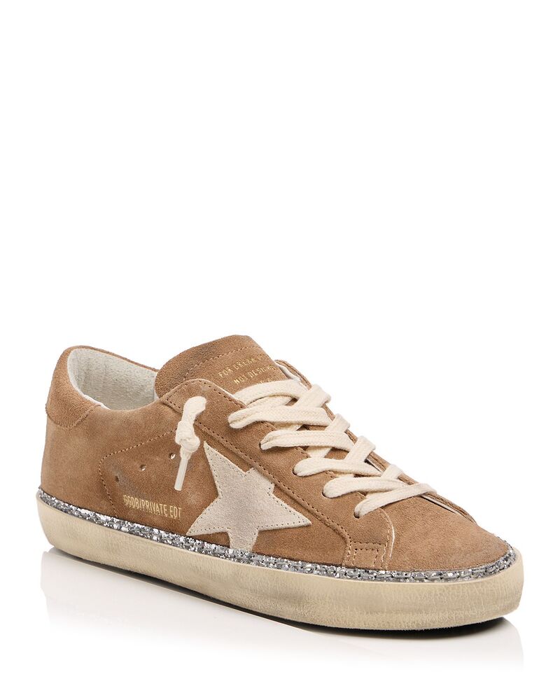 ゴールデングース レディース シューズ スニーカー Golden Goose Unisex Super Star Sneakers Tabacco/Cream/Silver 皮膚軟化剤