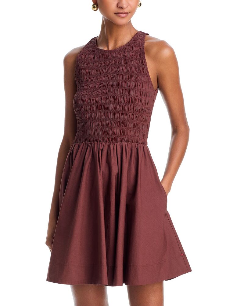 キセレナ レディース トップス 衣裳 シャーリング Xirena Florie Smockedress Adobe Brow