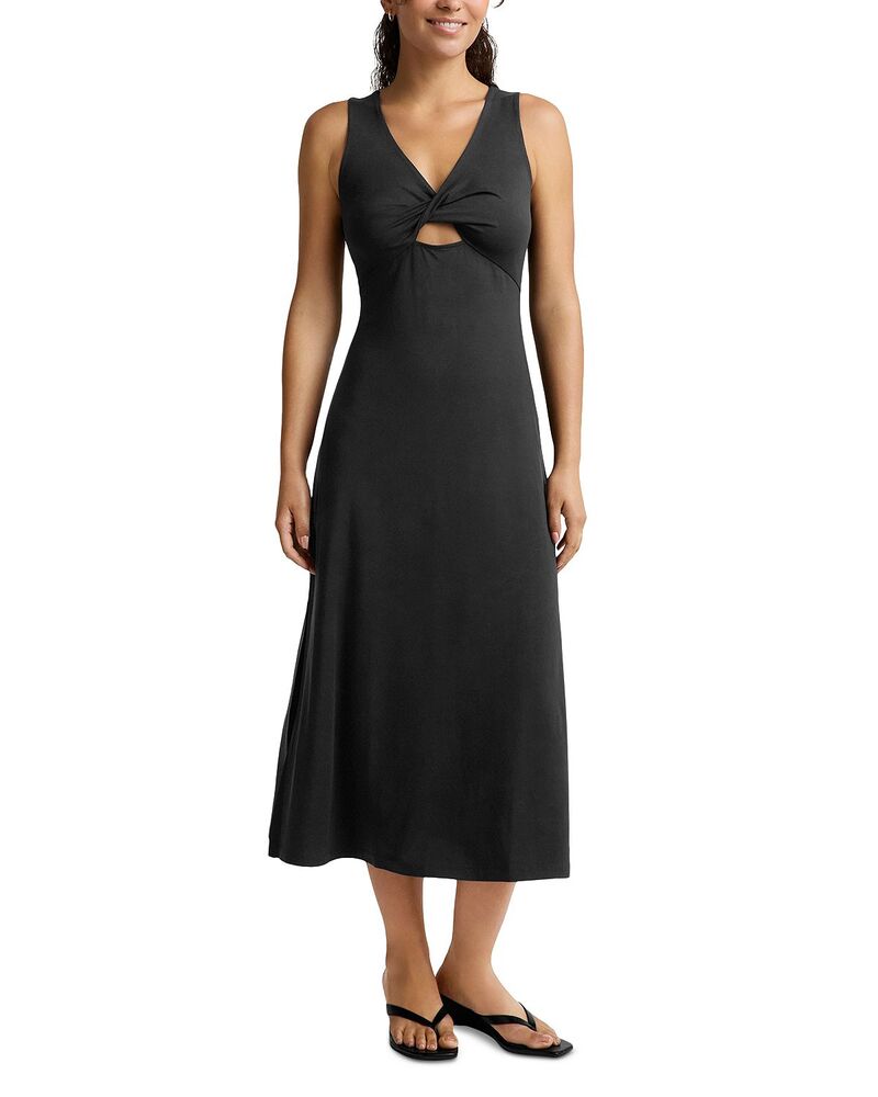 ビヨンドヨガ レディース トップス 衣装 カットアウト MIDI Beyond Yoga Twist Cutout Midi Dress Black By 黒いこと