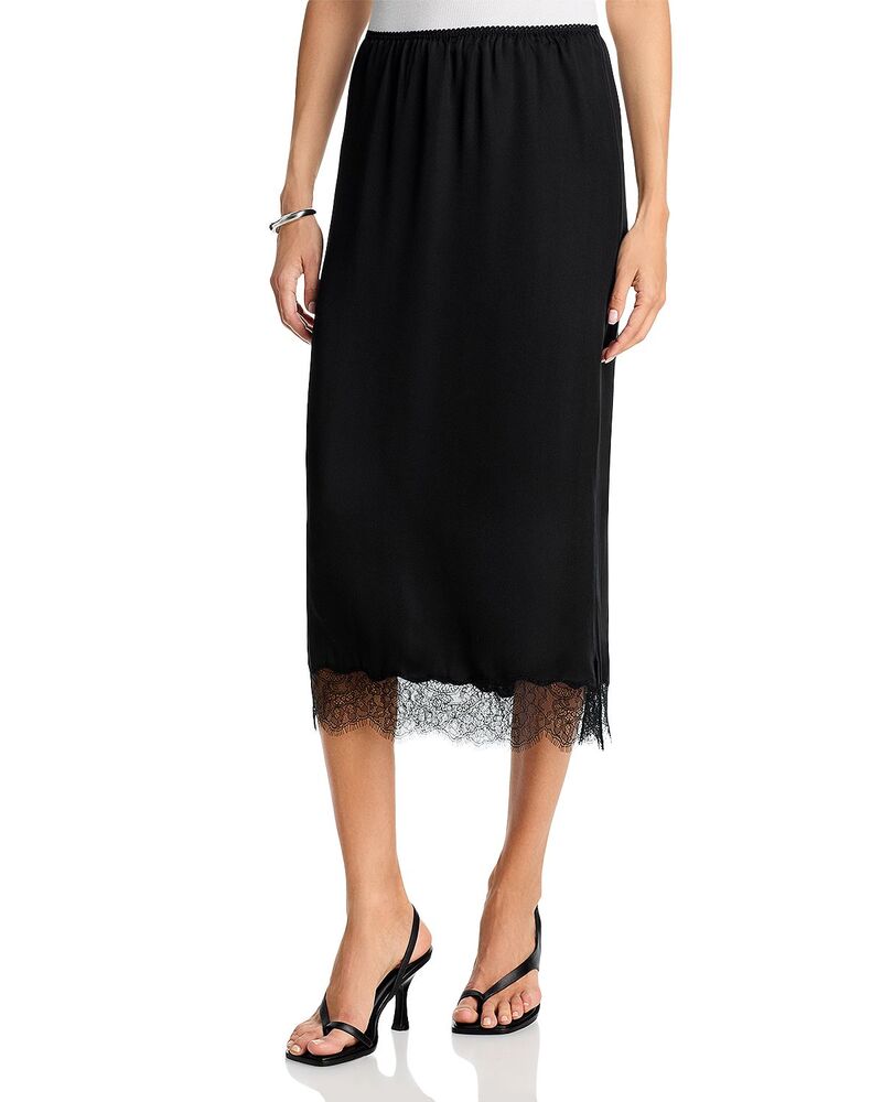 アニービン レディース 下つ方スコート Anine Bing Shelby Skirt Black 黒いこと