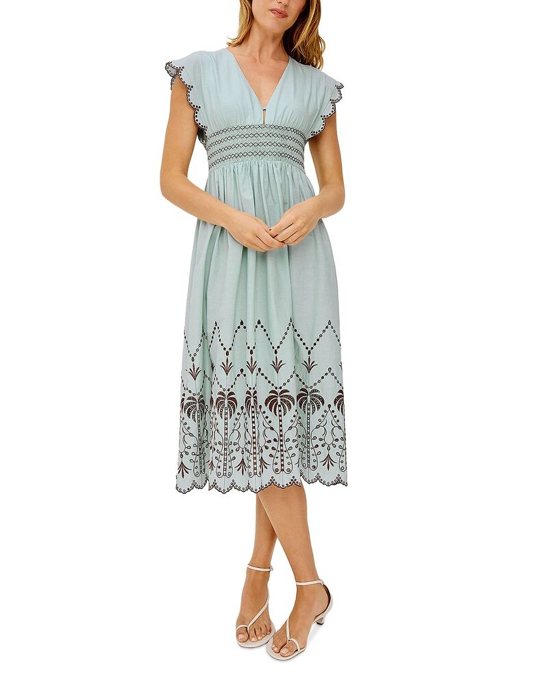 レイルズ レディース トップス 衣裳 Rails Roxanne Dress Ocean Palms Embroidery