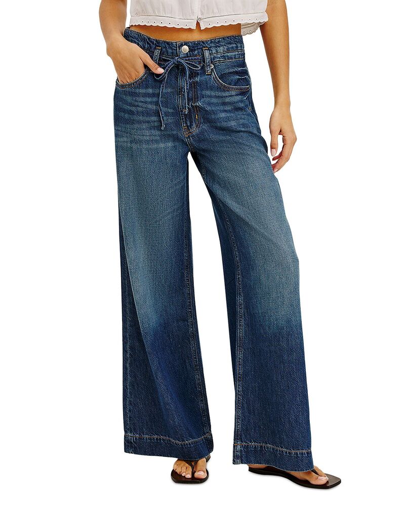 レイルズ レディース ボトムス デニムパンツ ワイドレッグ ジーンズ Rails Dover High Rise Wide Leg Jeans in Boondocks｜ReVida 店