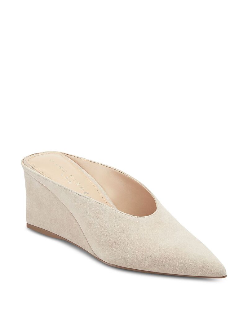 マーク・フィッシャー レディース シューズ サンダル Marc Fisher LTD. Women's Malley Pointed Toe Dress Mules Ivory 150 アイボリー｜ReVida 店