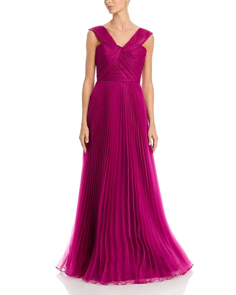 セイア レディース トップス 衣装 Theia Laurel Organza Gown Rosewood