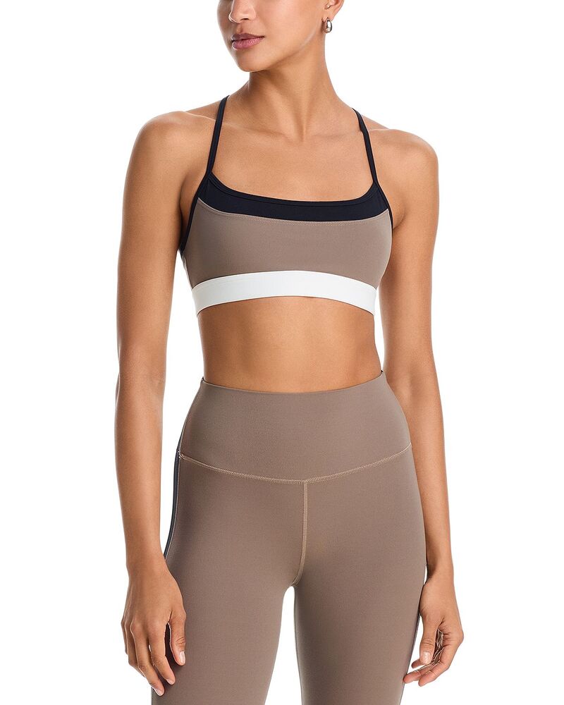 スピリッツフィフティファイブ レディース アンダー御召しもの ブラ Splits59 Scottie Airweight Sports Bra Lentil/Black 黒いこと