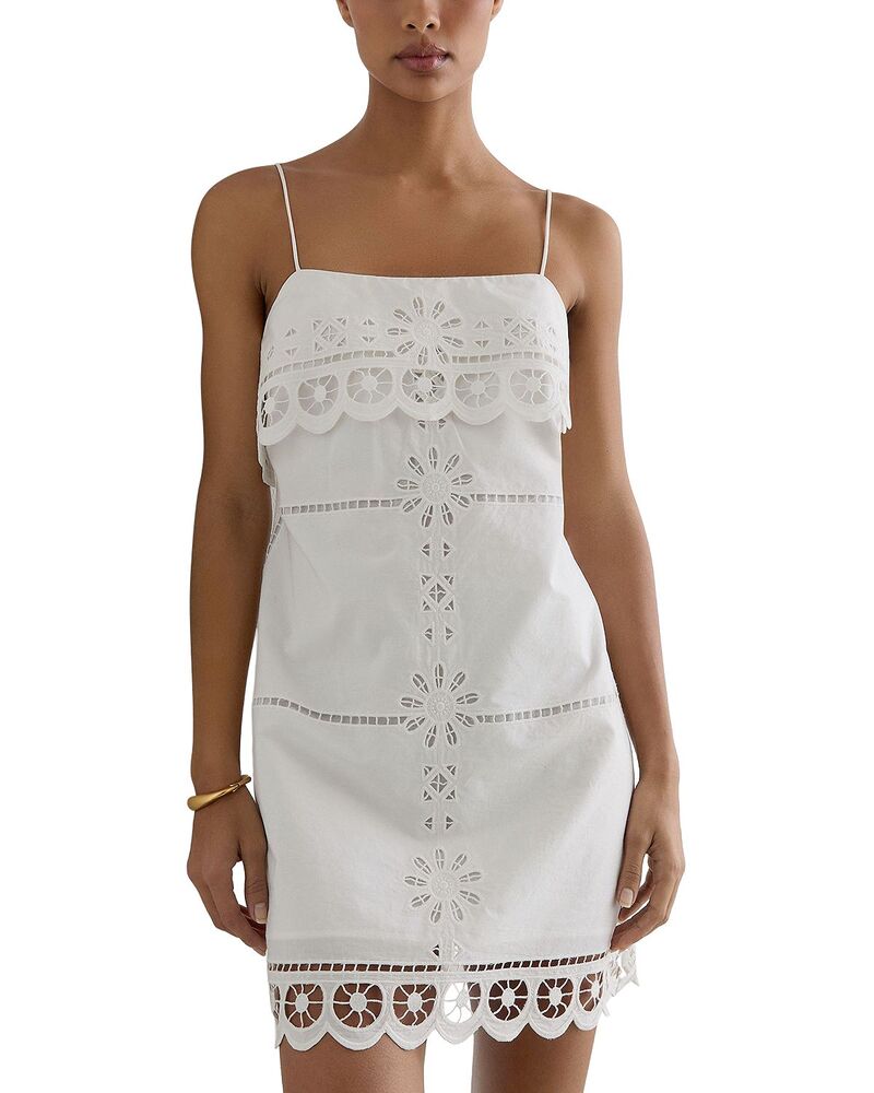 レイス レディース トップス 衣裳 REISS Toni Shift Dress Ivory 象牙色