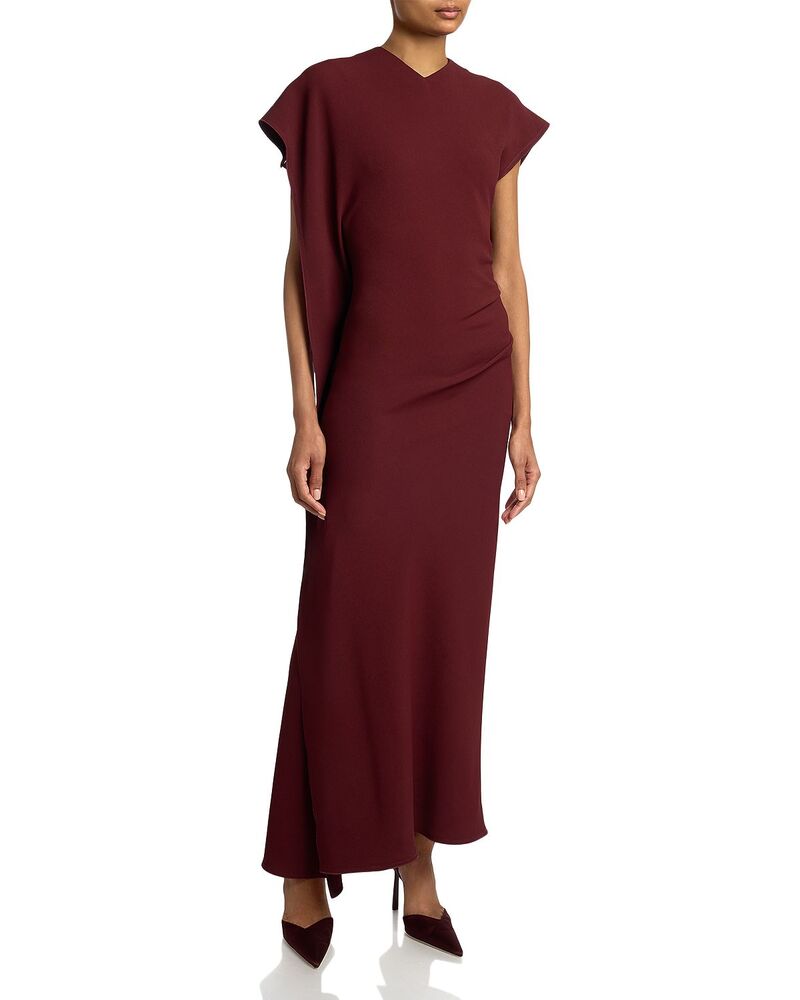 ヴィクトリア ベッカム レディース トップス ワンピース ミディ Victoria Beckhamidi Dress Cinnabared レッド|ReVida 店
