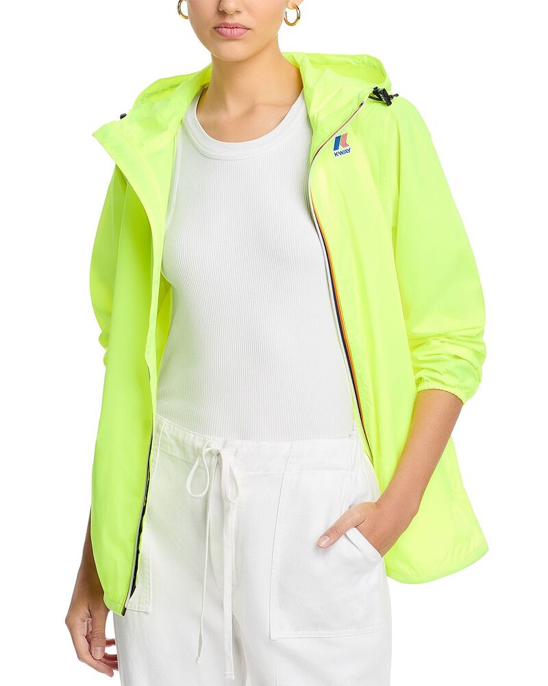 ケイ通い路 レディース アウター 上衣・上衣 K-Way Le Vrai 4.0 Claude Windbreaker Yellow Soleil 黄色