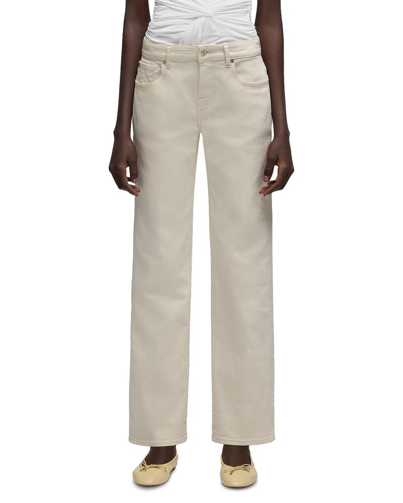 セブンフォーオールマンカインド レディース ボトムス ジーンズズボン下 デニム 7 For All Mankind Calie High Rise Straight Jeans インチ Moondust