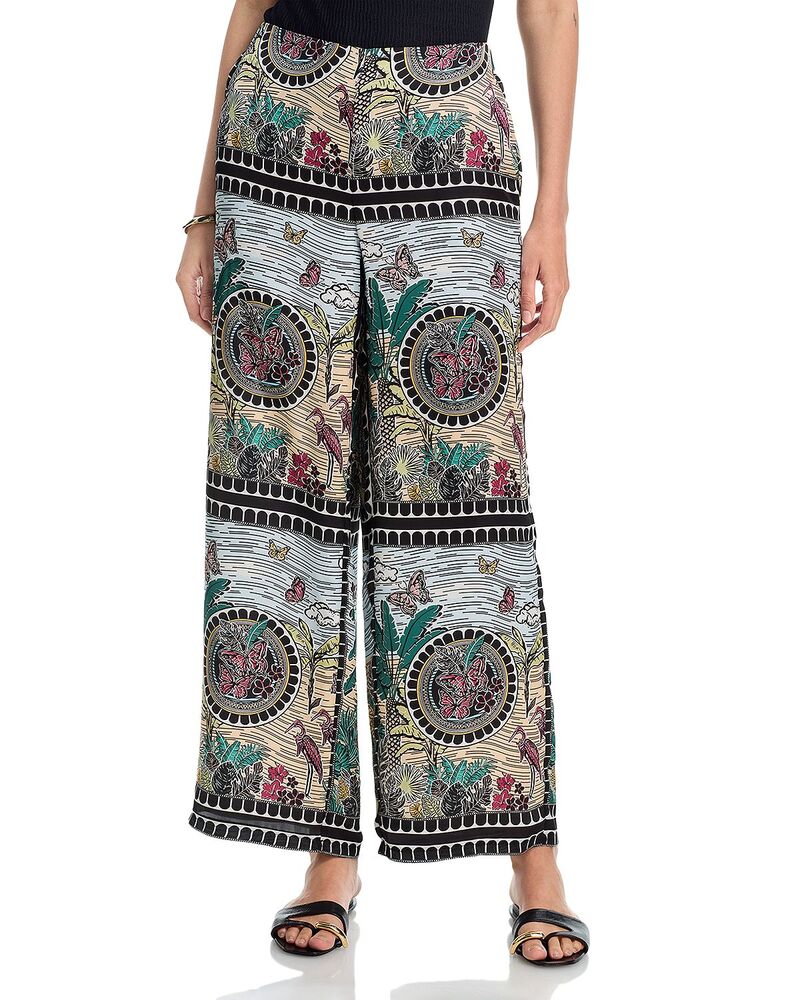 ティー・タハリ レディース ボトムス 心地好いズボン下 ワイドレッグ Tahari Pull On Wide Leg Pants Desert Escape