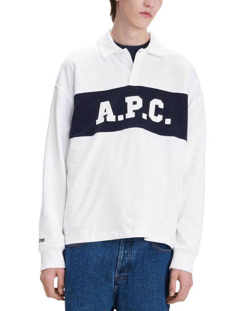 アーペーセー メンズ トップス スポーツシャツ A.P.C. Alexis Polo Shirt White 白いこと