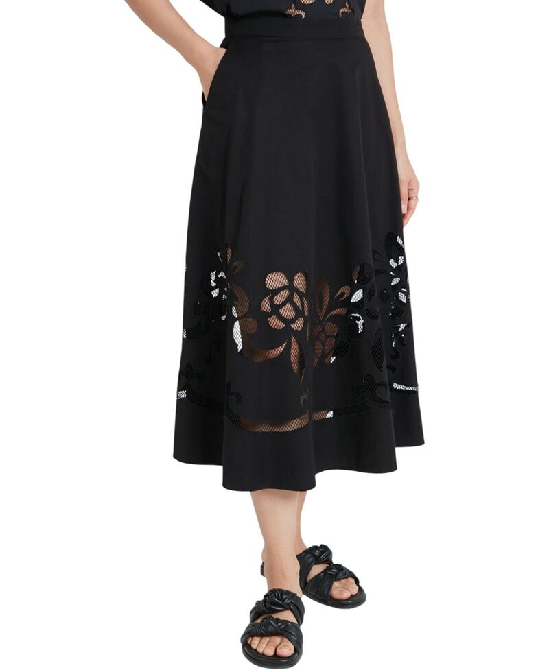 テンパリーロンドン レディース 下つ方スコート Temperley London Women\u0027s Nelle Skirt Black 黒いこと