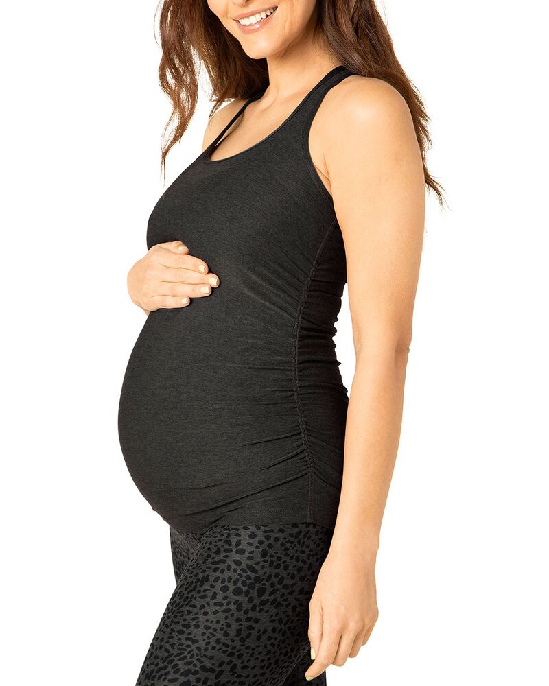 ビヨンドヨガ レディース トップス 貯蔵タンクとっ始め マタニティ Beyond Yoga Maternity Travel Racerback Tank Darkest Night