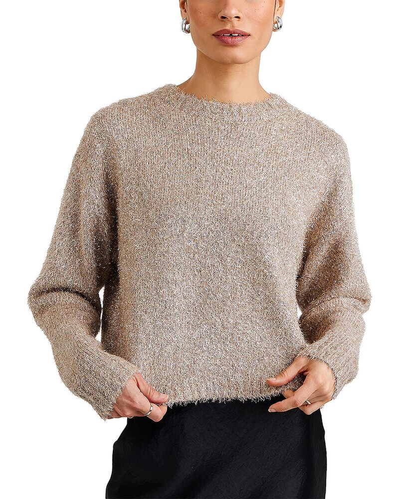 ベラダール レディース アウター 編み物・スウェーター Bella Dahl Slouchy Sweater Gold Shimmer ゴールド