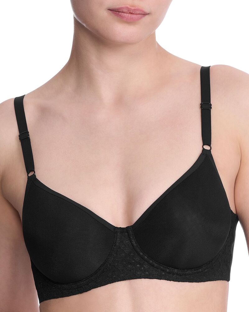 ナトリ レディース トップス プルオーバー Natori Harmony Smooth Back Underwire Spacer T-Shirt Bra Black 黒いこと