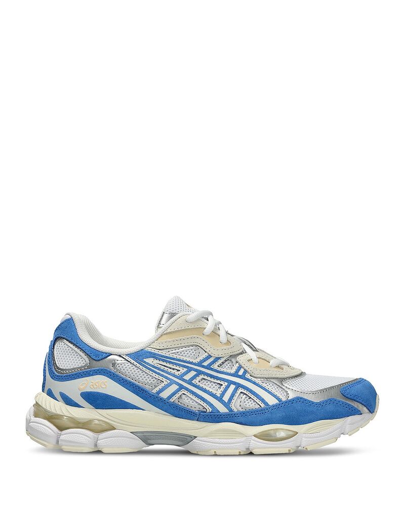 アシックス レディース シューズ スニーカー Asics Unisex GEL-NYC Sneakers White/Blue 白いこと
