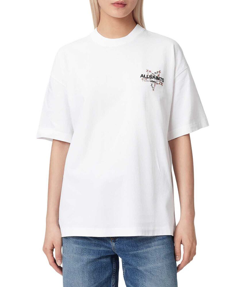 オールセインツ レディース トップス プルオーバー ALLSAINTS Pentacletta Tee Optic White 白いこと