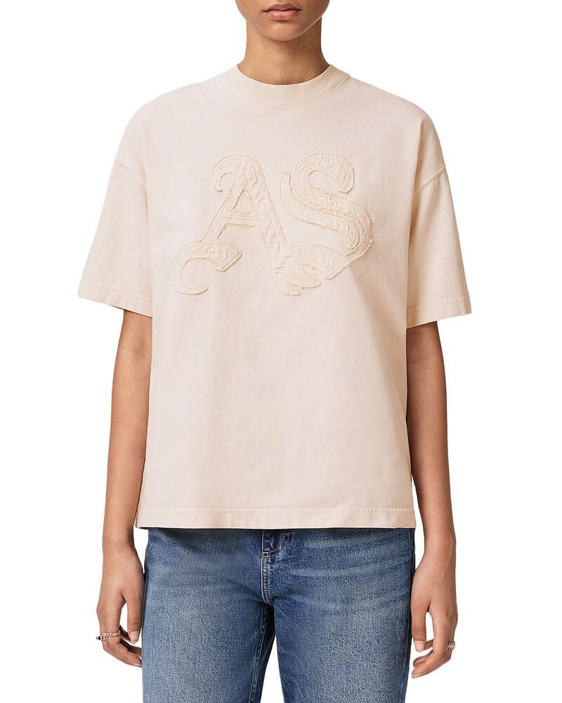 オールセインツ レディース トップス プルオーバー ALLSAINTS Insignia Etta Tee Crystal Pink サクラ色