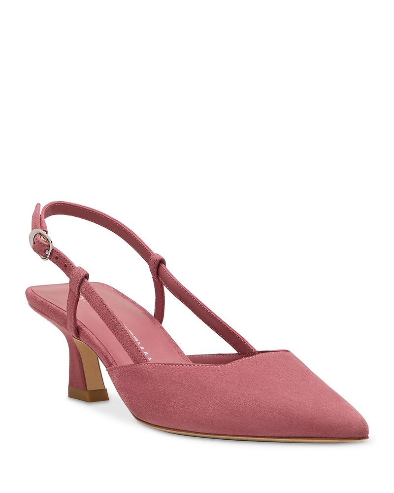 スチュアート ワイツマン レディース シューズ パンプスエード Stuart Weitzman Women\u0027s Vinnie 50 Slingback Suede Pumps Dusty Berry