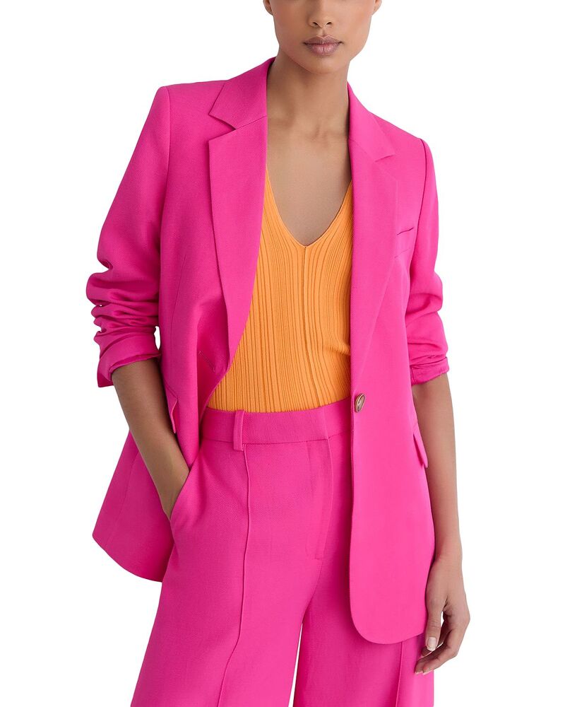 レイス レディース アウター 上衣・上衣 プチ スポーツジャケット REISS Petite Charli Blazer Pink サクラ色