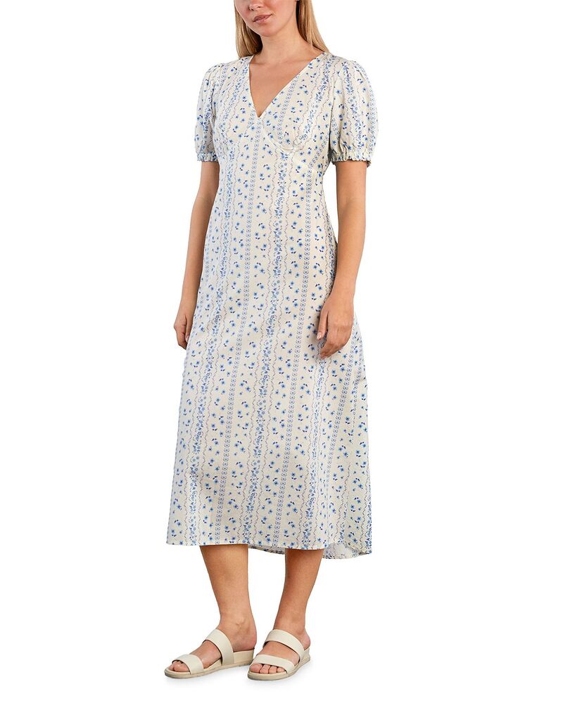 ビリー T レディース トップス 衣装 マキシ Billy T Sunbeamaxi Dress Blue Floral 青色
