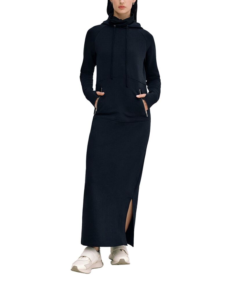 マルセラ レディース アウター パーカー・スウェット シャツ Marcella Elba Sweatshirt Dress Black ブラック｜ReVida 店